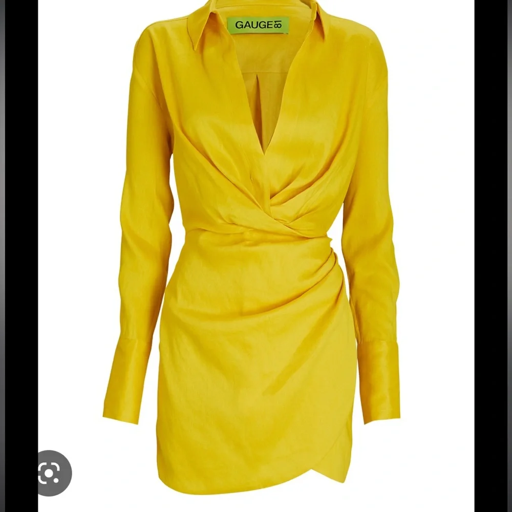 Gauge81 Naha Linen Blend Mini Shirt Dress - Picture 2 of 9